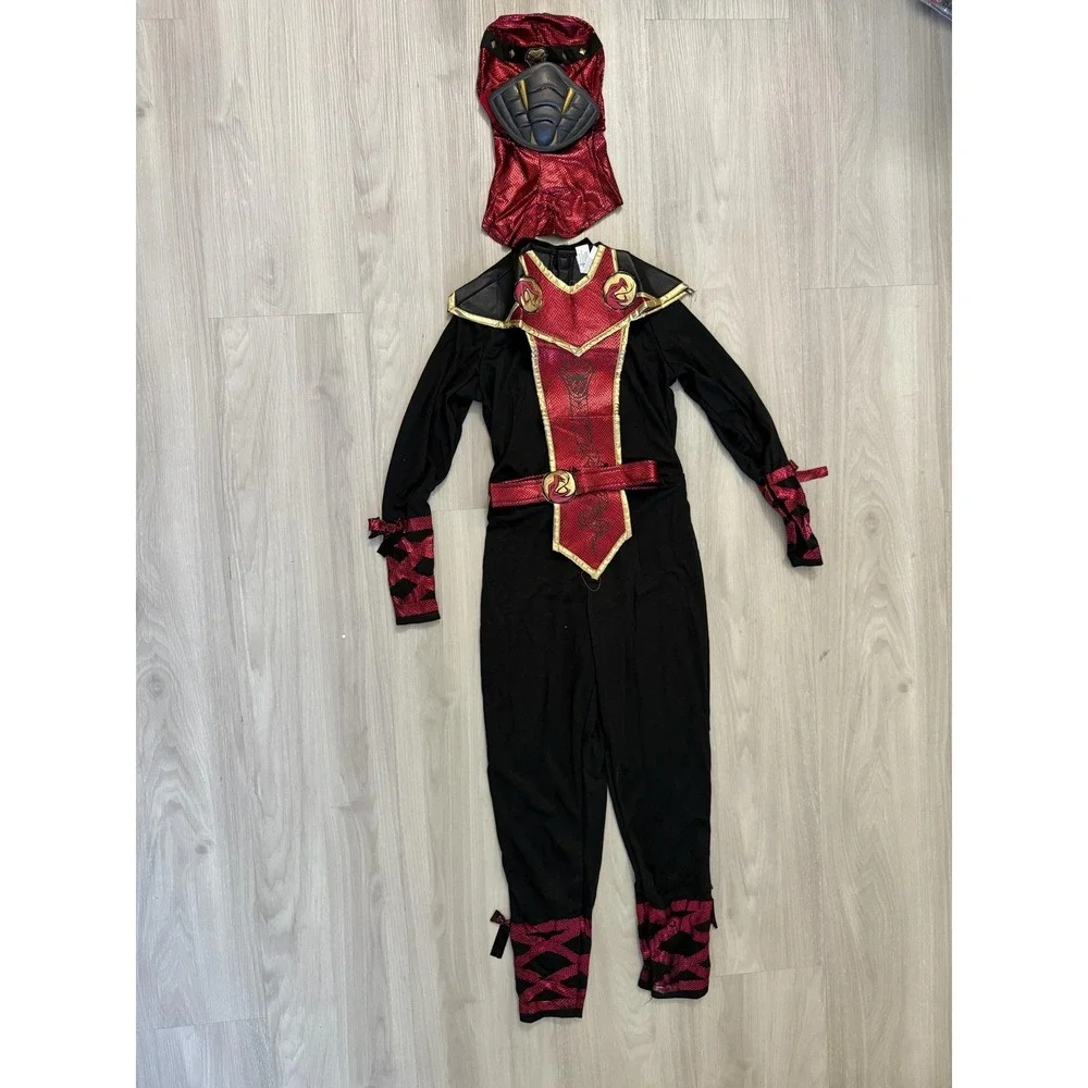 Snake Venom Ninja Boys Costume Girls Jumpsuit Halloween Cosplay Size Small 4-6